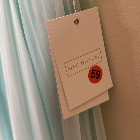 MAC DUGGAL 2025 RUFFLE EMBELLISHED MAXI DRESS FLORAL CHIFFON 68470 size 2 - Picture 7 of 13